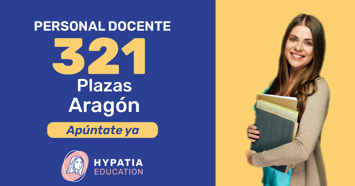 Imagen del artículo Aragón convoca 321 plazas para Profesores y Maestros