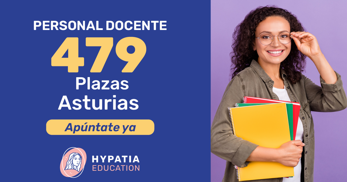 Imagen del artículo 479 plazas para personal docente en Asturias