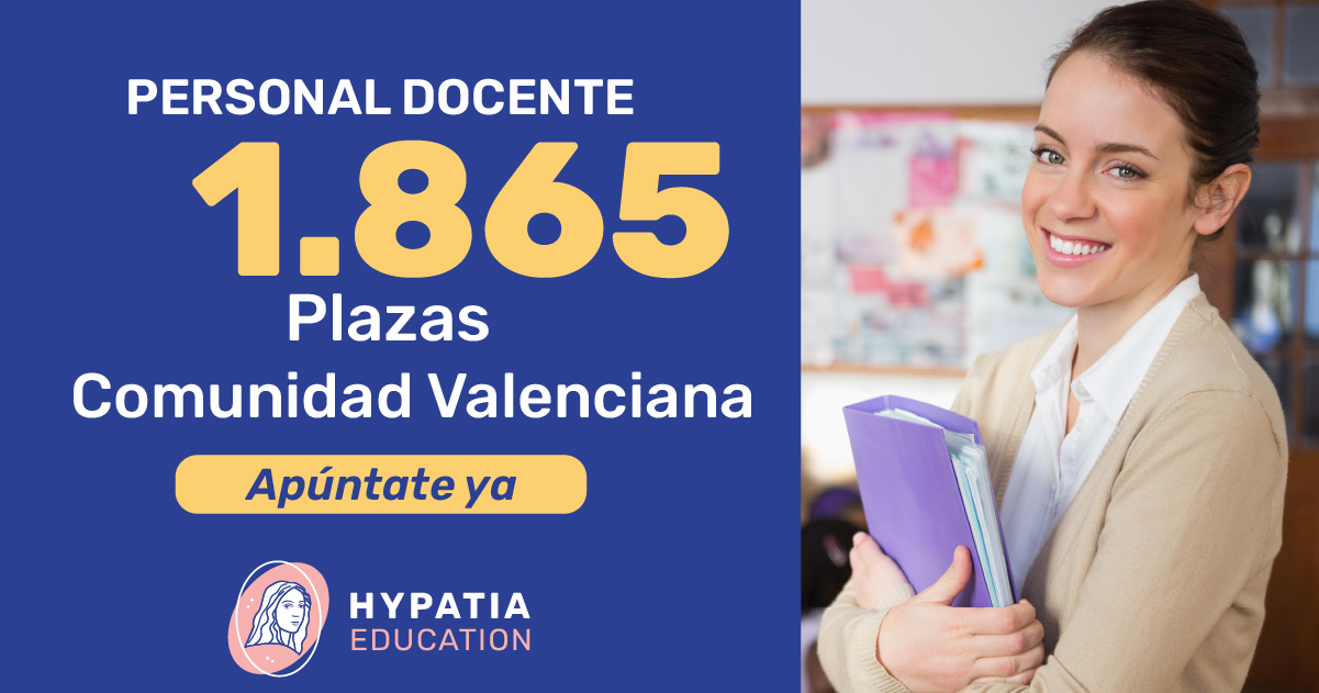 Imagen del artículo La Generalitat Valenciana anuncia 1.865 plazas para personal docente