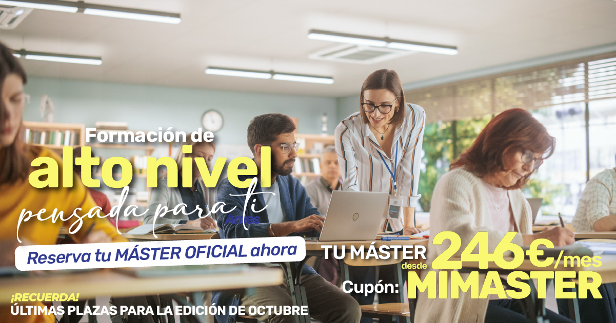 Banner ¡Formación de Alto Nivel pensada para ti!